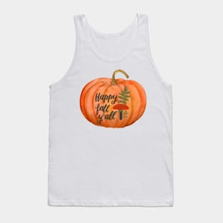 Happy Fall Y'all T-Shirt Pumpkin Love Fall Y'All Love Fall Tank Top